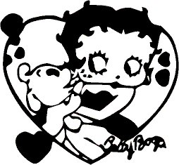 Betty Boop Decals 16