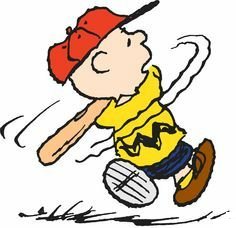 charlie brown baseball sticker 3