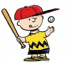 charlie brown baseball sticker 4