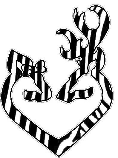 DEER HEART FILLS Zebra Skin