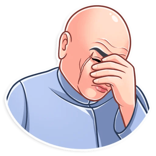 dr evil funny tv show sticker 20