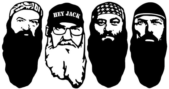 Duck Dynasty Die Cut Vinyl Decal Car Sticker 07