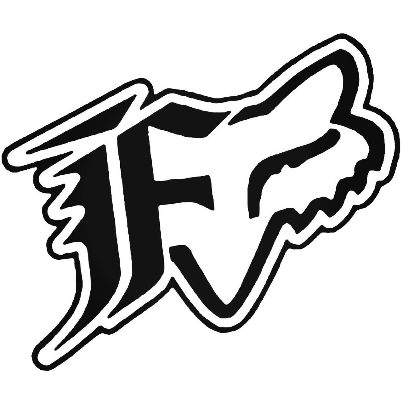 F Racing-Dual-Cycling-Die Cut Decal