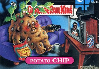 Patato CHIP Funny Decal Name Sticker