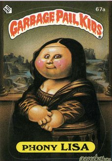 Phony LISA Funny Decal Name Sticker