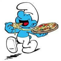 Greedy Smurf Decal