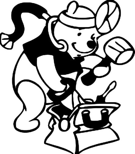 Diecut Pooh Stickers 15