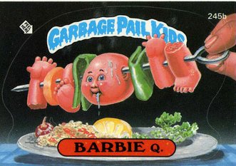 BARBIE Q Funny Sticker Name Decal