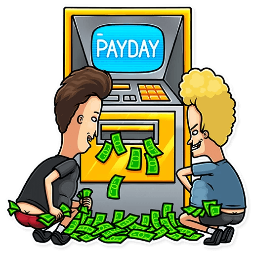 beavis and butthead mtv funny cartoon sticker_14