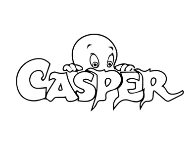 C GHOST PEEKING DIE CUT DECAL