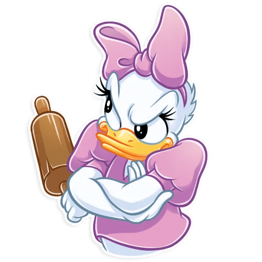 donald duck daisy duck disney cartoon sticker 17