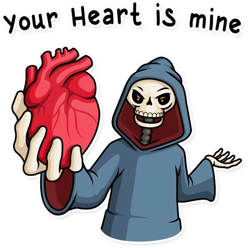 friendly death_grim reaper sticker 31