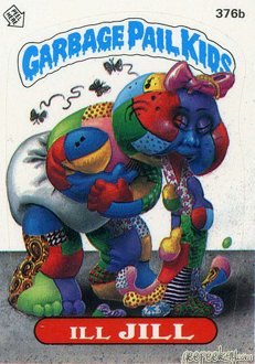 Ill JILL Funny Sticker Name Decal