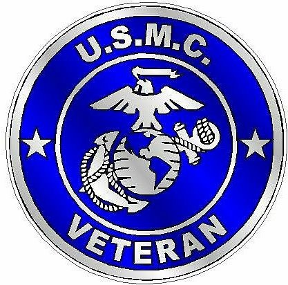 MARINE CORPS VETERAN blue
