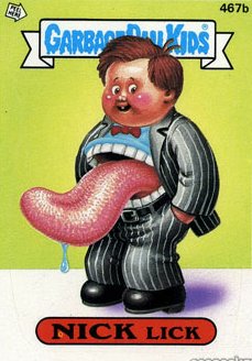 NICK Lick Funny Decal Name Sticker