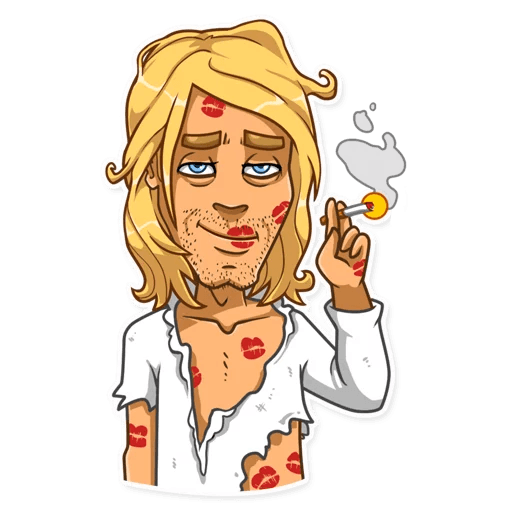 NIRVANA kurt cobain grunge is dead band sticker 07