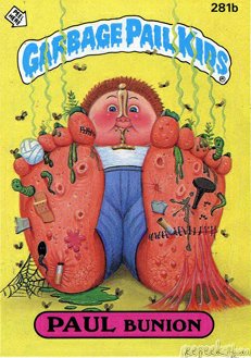 PAUL Bunion Funny Decal Name Sticker