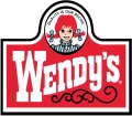 WENDYS LOGO FAST FOOD STICKER