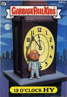 12 OClock HY Funny Sticker Name Decal