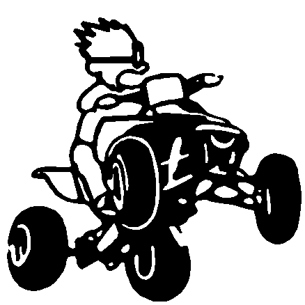 Off Road Calvin decal