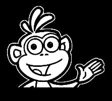 Boots Waving Decal Sticker