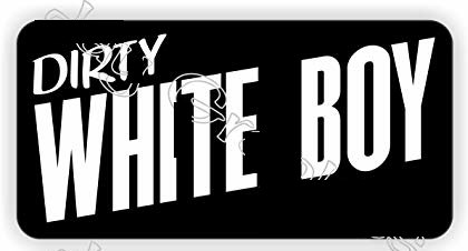 dirty white boy rebel sticker