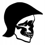 Nazi Skull Decal 2