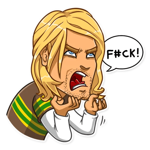 NIRVANA kurt cobain grunge is dead band sticker 13