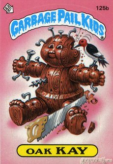 Oak KAY Funny Decal Name Sticker