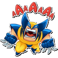 x-men wolverine sticker 5