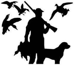 Duck Hunting Vinyl Car Decal