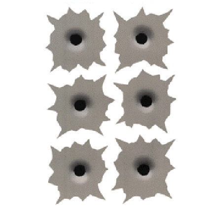 Bullet Hole stickers 1 Automotive Sticker