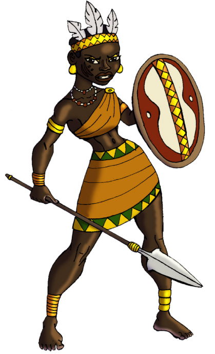 african_nzinga_mbande sticker