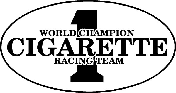 Cigarette Racing Die Cut Decal Sticker