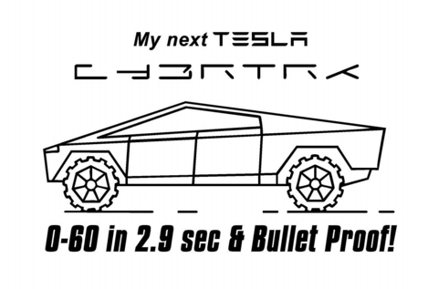 CYBERTRUCK DIE CUT DECAL 4