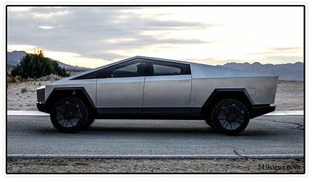 CYBERTRUCK PHOTO STICKER 15