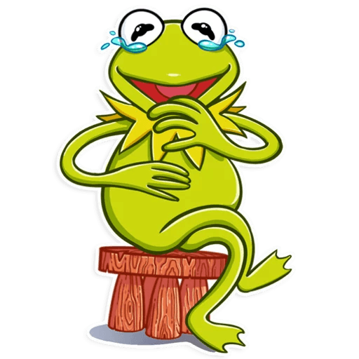 kermit the FROG muppet show_sticker 1