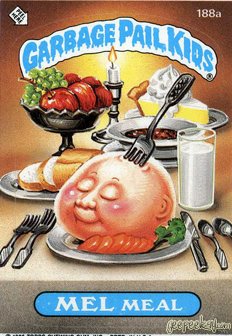 MEL Meal Funny Decal Name Sticker