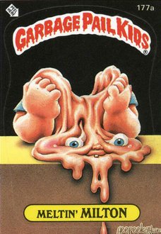 Meltin MILTON Funny Decal Name Sticker