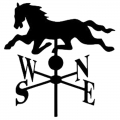 Weathervane-Horse-Equestrian-Car-Truck-Vinyl-Decal