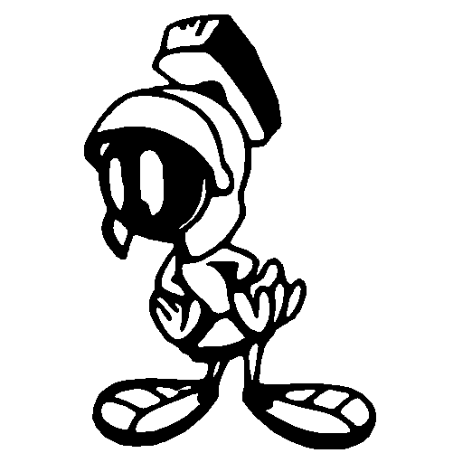 Marvin mad decal