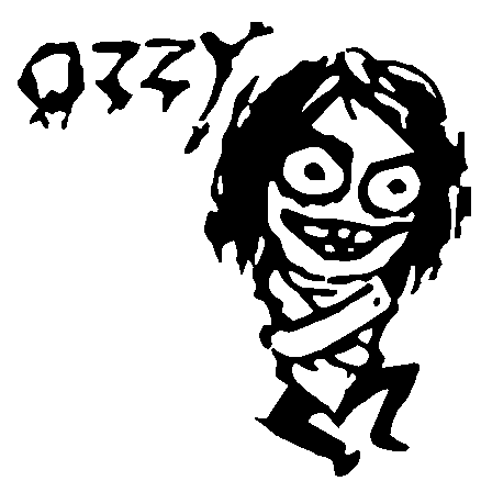 Ozzy 3 Car Decal