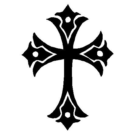 Tribal Cross Vehicle Sticker