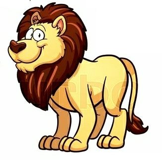 African Animal Cartoon Sticker 4