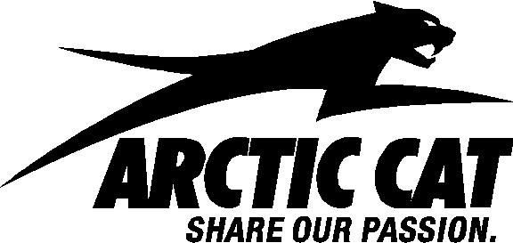 Artic Cat share our passion funny auto decal