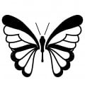 Butterfly Vinyl Diecut Decal 77