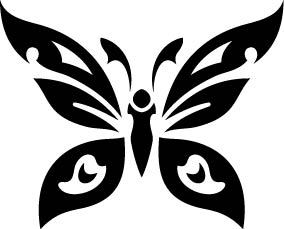 Butterfly Vinyl Window or Wall Decal 4