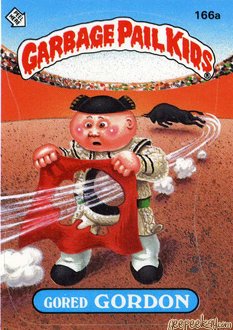 Gored GORDON Funny Sticker Name Decal