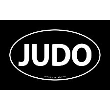 JUDO OVAL STICKER