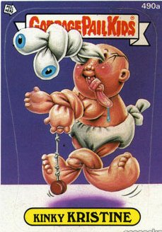 Kinky KRISTINE Funny Decal Name Sticker